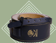 Load image into Gallery viewer, DEERING S-LCS LAMBSWOOL PADDED DEERING CRADLE BANJO STRAP - BLACK
