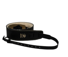 Load image into Gallery viewer, DEERING S-LCS LAMBSWOOL PADDED DEERING CRADLE BANJO STRAP - BLACK
