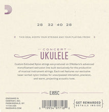 Load image into Gallery viewer, D'Addario EJ65C Pro-Arte Custom Extruded Concert Ukulele Strings
