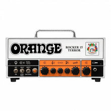 Load image into Gallery viewer, Orange ROCKER-15-TERROR 15w Twin channel, valve guitar amp head with FX loop , switchable to 7w/1w/0.5w
