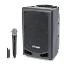Load image into Gallery viewer, Samson Expedition XP208w 4-Channel Rechargeable Portable PA with Bluetooth Connectivity and XPD2 Wireless Microphone
