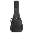 Load image into Gallery viewer, Levy’s Deluxe LVYCLASSICGB100-E black polyester classical guitar gig bag with embroidered JJ’s logo and padded backpack straps
