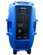 Load image into Gallery viewer, 15" Portable Bluetooth DJ Speaker with Stand - BLUE or Red

