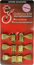 Load image into Gallery viewer, Grover 135G Vintage 3 per Side Machine Head, Gold
