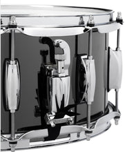Load image into Gallery viewer, Gretsch Black Nickel over Steel Snare Drum 6.5”x14”
