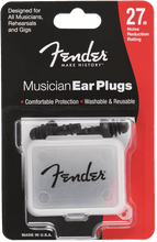 Charger l'image dans la galerie, Fender Musician Series Black Ear Plugs w/Case
