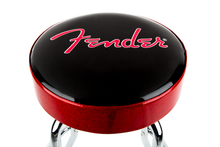 Charger l'image dans la galerie, Fender Red Sparkle Logo Barstool - 30''
