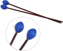 Load image into Gallery viewer, Yarn Wound Mallet: 16” Maple &amp; Rattan Handle 15/16” Head
