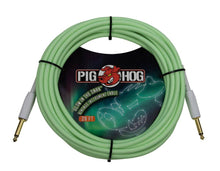 Load image into Gallery viewer, Pig Hog 20FT Right Angle Instrument Cable with durable woven jacket and gold plated connectors

