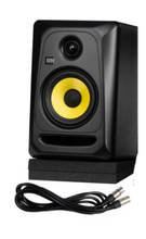 Load image into Gallery viewer, KRK Classic 5 CL5-G3PK1 Studio Monitor Package with Cables &amp; Isolation Pads
