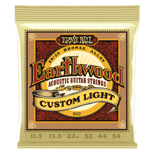 Charger l'image dans la galerie, Earthwood 2007/3007 Custom Light 80/20 Acoustic Guitar Strings - 11.5-54
