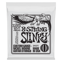 Charger l'image dans la galerie, Ernie Ball 2625 Slinky Nickel Wound 8-String Electric Guitar Strings 10-74 Gauge

