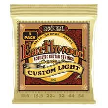 Charger l'image dans la galerie, Earthwood 2007/3007 Custom Light 80/20 Acoustic Guitar Strings - 11.5-54
