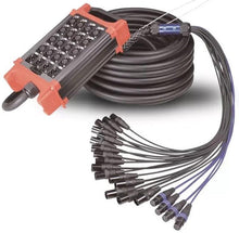 Load image into Gallery viewer, 100 Foot Professional 16 Channel Snake w/XLR Sends &amp; Returns
