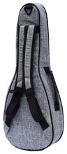 Load image into Gallery viewer, SMOOTH 25MM PADDED GIG BAG FOR CONCERT UKULELE - GREY
