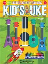 Load image into Gallery viewer, KID'S UKE – UKULELE ACTIVITY FUN BOOK Kev's Learn &amp; Play Series
