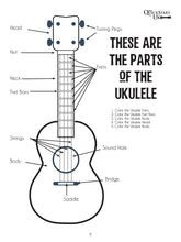 Load image into Gallery viewer, KID'S UKE – UKULELE ACTIVITY FUN BOOK Kev's Learn &amp; Play Series
