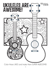 Load image into Gallery viewer, KID'S UKE – UKULELE ACTIVITY FUN BOOK Kev's Learn &amp; Play Series
