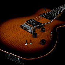 Load image into Gallery viewer, Godin 024124 LGXT -  Synth Access - 3 Voice Cognac Burst Flame AA Electric Guitar
