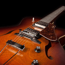 Load image into Gallery viewer, Godin 039289 / 050932 5th Avenue KingPin II HB CW Cognac Burst Cutaway Hollow Acoustic Body Guitar Made In Canada
