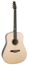 Load image into Gallery viewer, Seagull 047765 Mosaic acoustic electric guitar with solid cedar top and mahogany back and sides in natural semi-gloss finish
