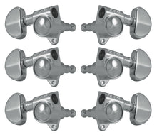 Load image into Gallery viewer, Grover 102-18C Original Rotomatics with 18:1 Gear Ratio - Guitar Machine Heads, 3 + 3 - Chrome
