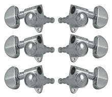 Load image into Gallery viewer, Grover 102C Original Rotomatics with Round Button - Guitar Machine Heads, 3 + 3 - Chrome
