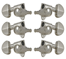 Load image into Gallery viewer, Grover 102N Original Rotomatics with Round Button - Guitar Machine Heads, 3 + 3 - Nickel
