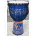 Load image into Gallery viewer, ECKO 65CM CARVED DJEMBE - ELEPHANT BLUE-(7907434692863)

