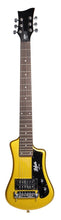Load image into Gallery viewer, Hofner HOF-HCT-SH-GT-O Shorty Electric Travel Guitar - Gold Top - with Gig Bag

