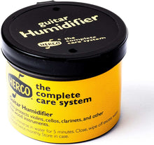 Load image into Gallery viewer, Herco Guitar Instrument Humidifier yellow container for protecting wood instruments made in USA
