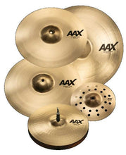 Load image into Gallery viewer, SABIAN 25005XC-PWB AAX Praise and Worship 5-pack cymbal set with brilliant finish and modern bright sound

