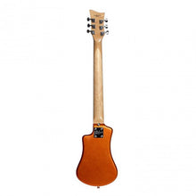 Load image into Gallery viewer, Hofner HOF-HCT-SH-MO-O Shorty Electric Travel Guitar - Metallic Orange - with Gig Bag
