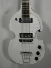 Load image into Gallery viewer, Hofner HOF-HI-459-PE-PW Ignition Pro Violin Style Electric Guitar - Pearl White
