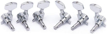 Load image into Gallery viewer, Sealed String Tuning Pegs Keys Machines Heads Tuners 3L 3R Electric Guitar Acoustic Guitar Parts Replacement Chrome.
