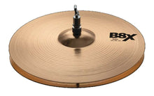 Load image into Gallery viewer, SABIAN 41402X 14 inch B8X bronze hi-hat cymbals with bright, articulate sound and lathed finish
