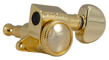 Load image into Gallery viewer, Grover 505G Mini Roto-Grip Locking Rotomatics - Guitar Machine Heads, 3 + 3 - Gold
