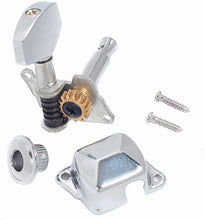 Load image into Gallery viewer, 3 Left 3 Right Semi closed Guitar String Tuning Pegs Tuners Machine Heads Set for Electric/Acoustic Guitar, Chrome
