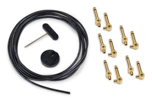 Load image into Gallery viewer, RockBoard PatchWorks Solderless Patch Cable Set - 300 cm / 118 7/64" Cable + 10 Plugs - Gold

