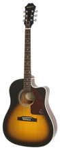 Load image into Gallery viewer, Epiphone J-15EC Deluxe Acoustic Electric Guitar Includes Hard Case - Vintage Sunburst-(7757825310975)
