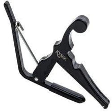 Load image into Gallery viewer, Kyser Quick-Change Capo for banjos, ukuleles, and mandolins, Black
