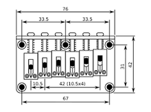 Load image into Gallery viewer, Classic Fixed Bridge 6-string - Chrome-(7717187485951)
