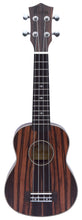 Load image into Gallery viewer, Aloha Ebony Wood Ukulele - Soprano
