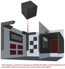 Load image into Gallery viewer, Bass trap accessorie wall corner cube 20x20x20 cm fireproof acoustic foam panel for sound absorption and studio treatment
