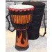 Load image into Gallery viewer, 60CM CARVED DJEMBE - FLAME
