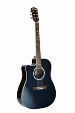 Load image into Gallery viewer, Glen Burton USA left handed acoustic electric guitar with cutaway and spruce top
