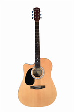 Load image into Gallery viewer, Glen Burton USA left-handed deluxe acoustic-electric guitar with cutaway and spruce top
