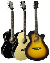 Load image into Gallery viewer, Huntington USA Semi Acoustic Electric Guitars in black, natural, and sunburst finishes with cutaway design and three-band active EQ pickup system
