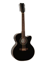 Load image into Gallery viewer, Glen Burton USA 12 String Jumbo Body Acoustic Electric Cutaway Guitar
