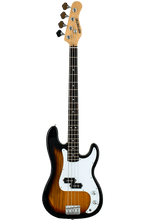 Load image into Gallery viewer, Huntington USA Outlaw 4-string electric bass guitar with basswood body, maple neck, rosewood fingerboard, and P-style pickups
